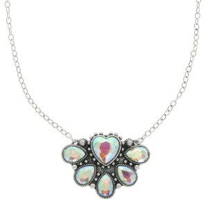 Western Jeweled Pendant Necklace